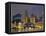 Chicago at night-Patrick  J. Warneka-Framed Premier Image Canvas