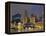 Chicago at night-Patrick  J. Warneka-Framed Premier Image Canvas