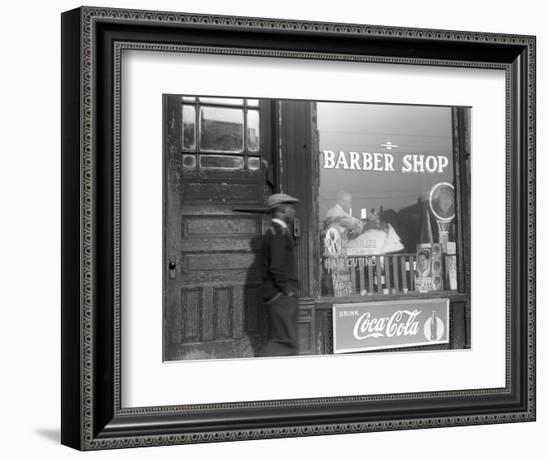 Chicago: Barber Shop, 1941-Edwin Rosskam-Framed Photographic Print