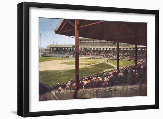 Chicago Baseball Field-null-Framed Art Print