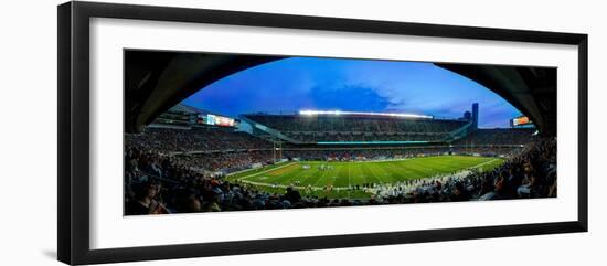 Chicago Bears At Soldier Field-Steve Gadomski-Framed Photographic Print