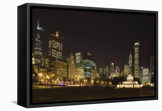 Chicago Bears Skyline 2007-Patrick Warneka-Framed Premier Image Canvas