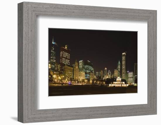 Chicago Bears Skyline 2007-Patrick Warneka-Framed Photographic Print