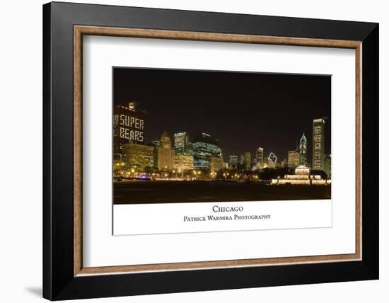 Chicago Bears Skyline-Patrick Warneka-Framed Photographic Print