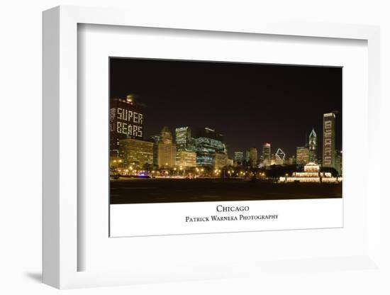 Chicago Bears Skyline-Patrick Warneka-Framed Photographic Print