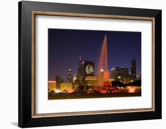 Chicago Black Hawks Skyline-Patrick Warneka-Framed Photographic Print