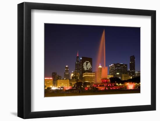 Chicago Black Hawks Skyline-Patrick Warneka-Framed Photographic Print