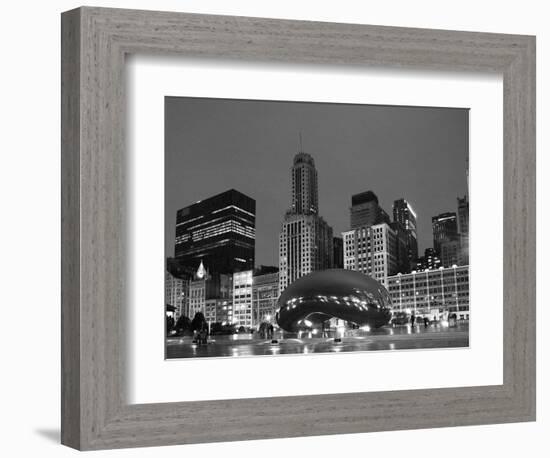 Chicago  Black &White-Patrick  J. Warneka-Framed Photographic Print