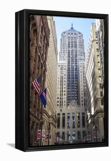 Chicago Board of Trade Building, Downtown Chicago, Illinois, United States of America-Amanda Hall-Framed Premier Image Canvas