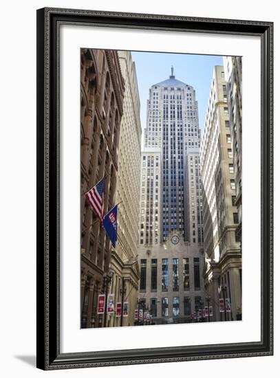 Chicago Board of Trade Building, Downtown Chicago, Illinois, United States of America-Amanda Hall-Framed Photographic Print