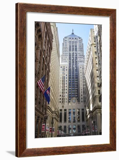 Chicago Board of Trade Building, Downtown Chicago, Illinois, United States of America-Amanda Hall-Framed Photographic Print