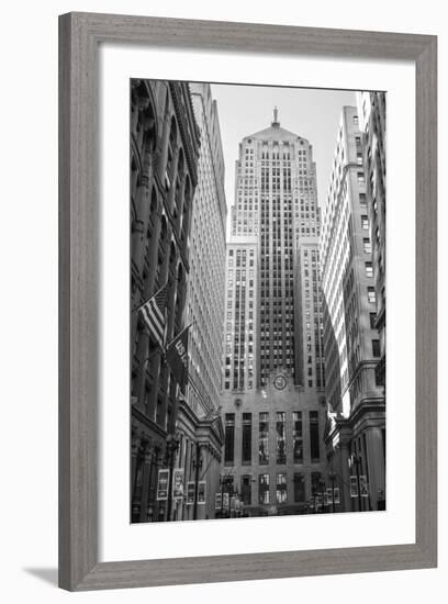 Chicago Board of Trade Building, Downtown Chicago, Illinois, United States of America-Amanda Hall-Framed Photographic Print