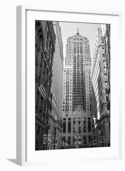 Chicago Board of Trade Building, Downtown Chicago, Illinois, United States of America-Amanda Hall-Framed Photographic Print