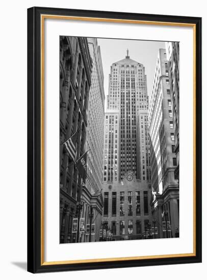 Chicago Board of Trade Building, Downtown Chicago, Illinois, United States of America-Amanda Hall-Framed Photographic Print