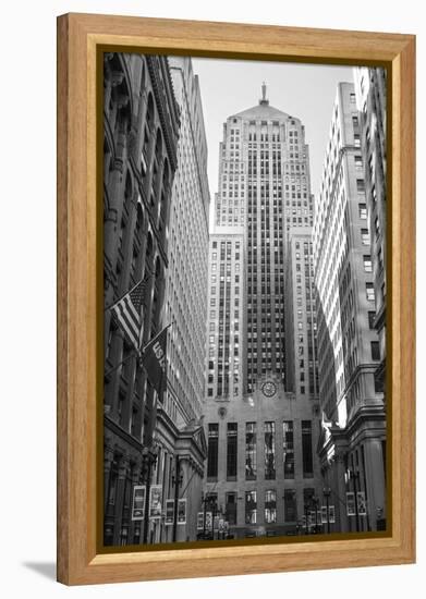 Chicago Board of Trade Building, Downtown Chicago, Illinois, United States of America-Amanda Hall-Framed Premier Image Canvas