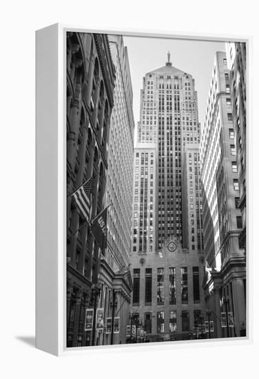 Chicago Board of Trade Building, Downtown Chicago, Illinois, United States of America-Amanda Hall-Framed Premier Image Canvas