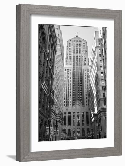 Chicago Board of Trade Building, Downtown Chicago, Illinois, United States of America-Amanda Hall-Framed Photographic Print