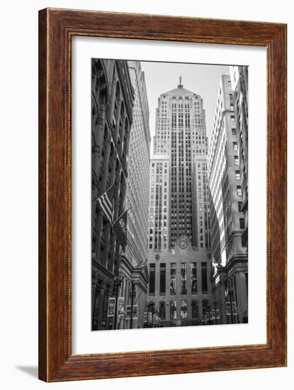 Chicago Board of Trade Building, Downtown Chicago, Illinois, United States of America-Amanda Hall-Framed Photographic Print