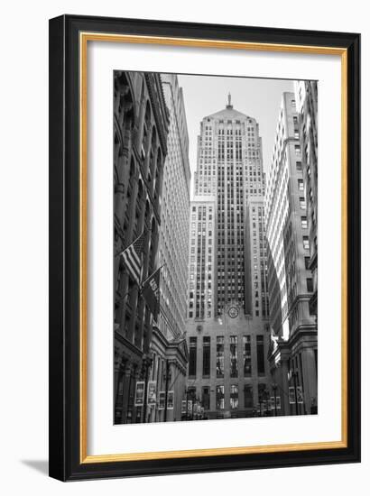 Chicago Board of Trade Building, Downtown Chicago, Illinois, United States of America-Amanda Hall-Framed Photographic Print