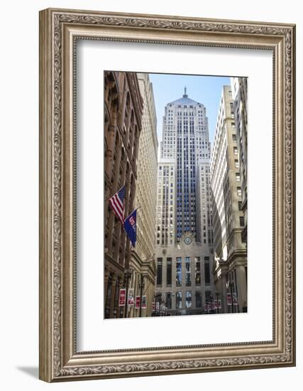 Chicago Board of Trade Building, Downtown Chicago, Illinois, United States of America-Amanda Hall-Framed Photographic Print