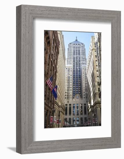 Chicago Board of Trade Building, Downtown Chicago, Illinois, United States of America-Amanda Hall-Framed Photographic Print