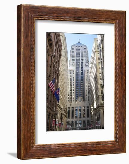 Chicago Board of Trade Building, Downtown Chicago, Illinois, United States of America-Amanda Hall-Framed Photographic Print