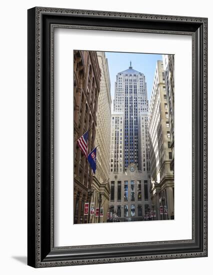 Chicago Board of Trade Building, Downtown Chicago, Illinois, United States of America-Amanda Hall-Framed Photographic Print