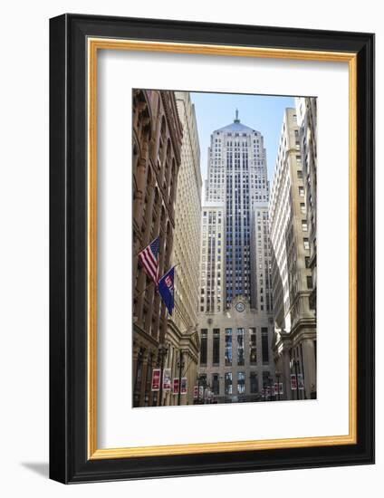 Chicago Board of Trade Building, Downtown Chicago, Illinois, United States of America-Amanda Hall-Framed Photographic Print