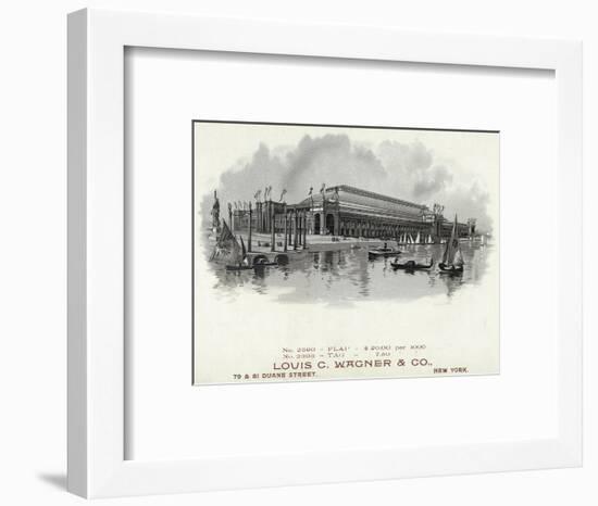 Chicago Brand Cigar Box Label-Lantern Press-Framed Art Print