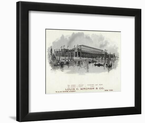 Chicago Brand Cigar Box Label-Lantern Press-Framed Art Print