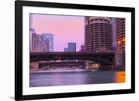 Chicago Bridges-NjR Photos-Framed Giclee Print