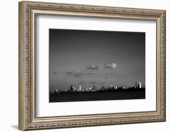 Chicago BW-John Gusky-Framed Photographic Print