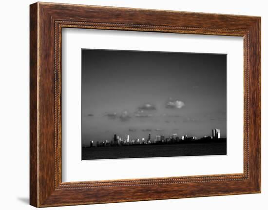 Chicago BW-John Gusky-Framed Photographic Print