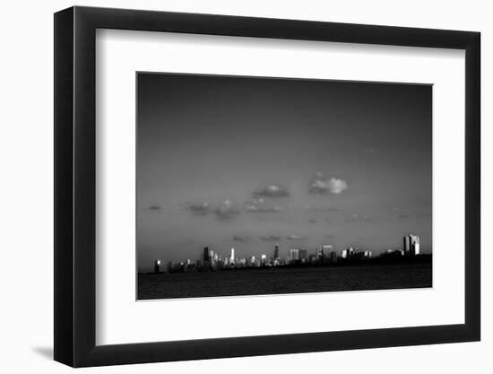 Chicago BW-John Gusky-Framed Photographic Print