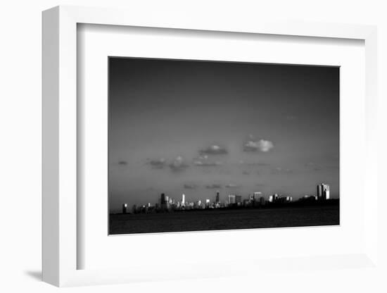 Chicago BW-John Gusky-Framed Photographic Print