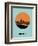 Chicago Circle Poster 1-NaxArt-Framed Art Print