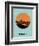 Chicago Circle Poster 1-NaxArt-Framed Art Print