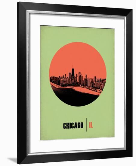 Chicago Circle Poster 2-NaxArt-Framed Art Print