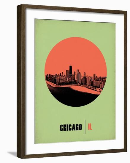 Chicago Circle Poster 2-NaxArt-Framed Art Print