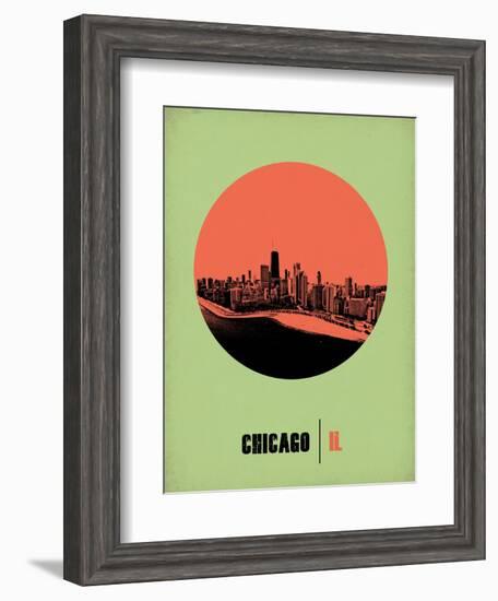 Chicago Circle Poster 2-NaxArt-Framed Art Print