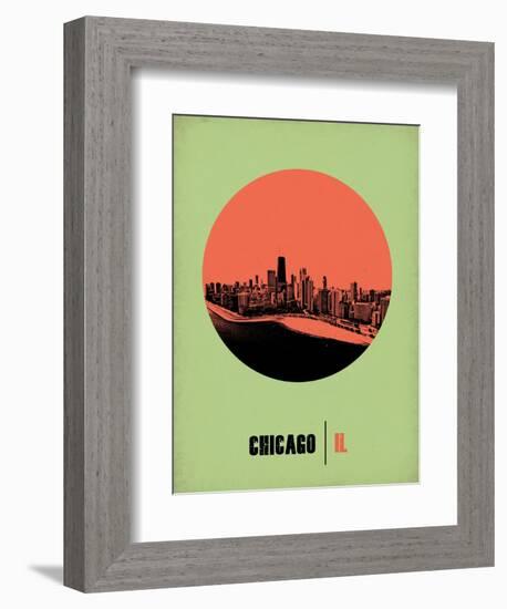 Chicago Circle Poster 2-NaxArt-Framed Art Print