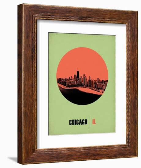 Chicago Circle Poster 2-NaxArt-Framed Art Print