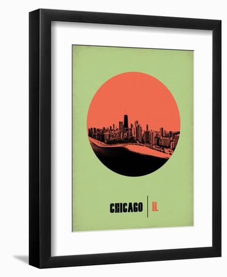 Chicago Circle Poster 2-NaxArt-Framed Art Print