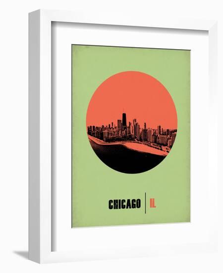 Chicago Circle Poster 2-NaxArt-Framed Art Print