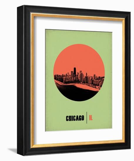 Chicago Circle Poster 2-NaxArt-Framed Art Print