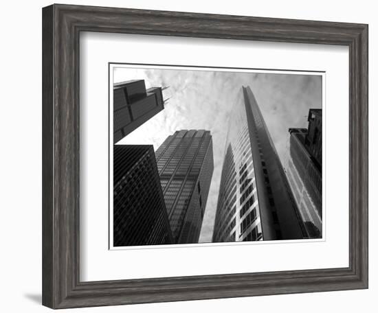 Chicago  city buildings-Patrick  J. Warneka-Framed Photographic Print