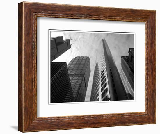 Chicago  city buildings-Patrick  J. Warneka-Framed Photographic Print