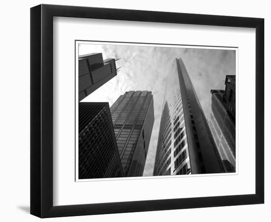 Chicago  city buildings-Patrick  J. Warneka-Framed Photographic Print