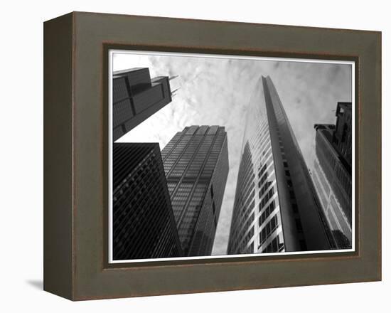 Chicago  city buildings-Patrick  J. Warneka-Framed Premier Image Canvas