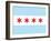 Chicago City Flag Poster Print-null-Framed Art Print